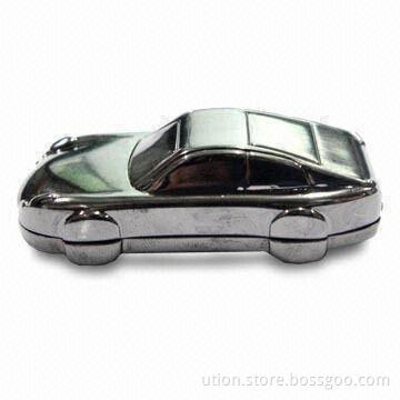 USB Flash Drive in Car Design, 1 to 32GB Memory Capacity, Supports USB1.1 and 2.0 Interfaces